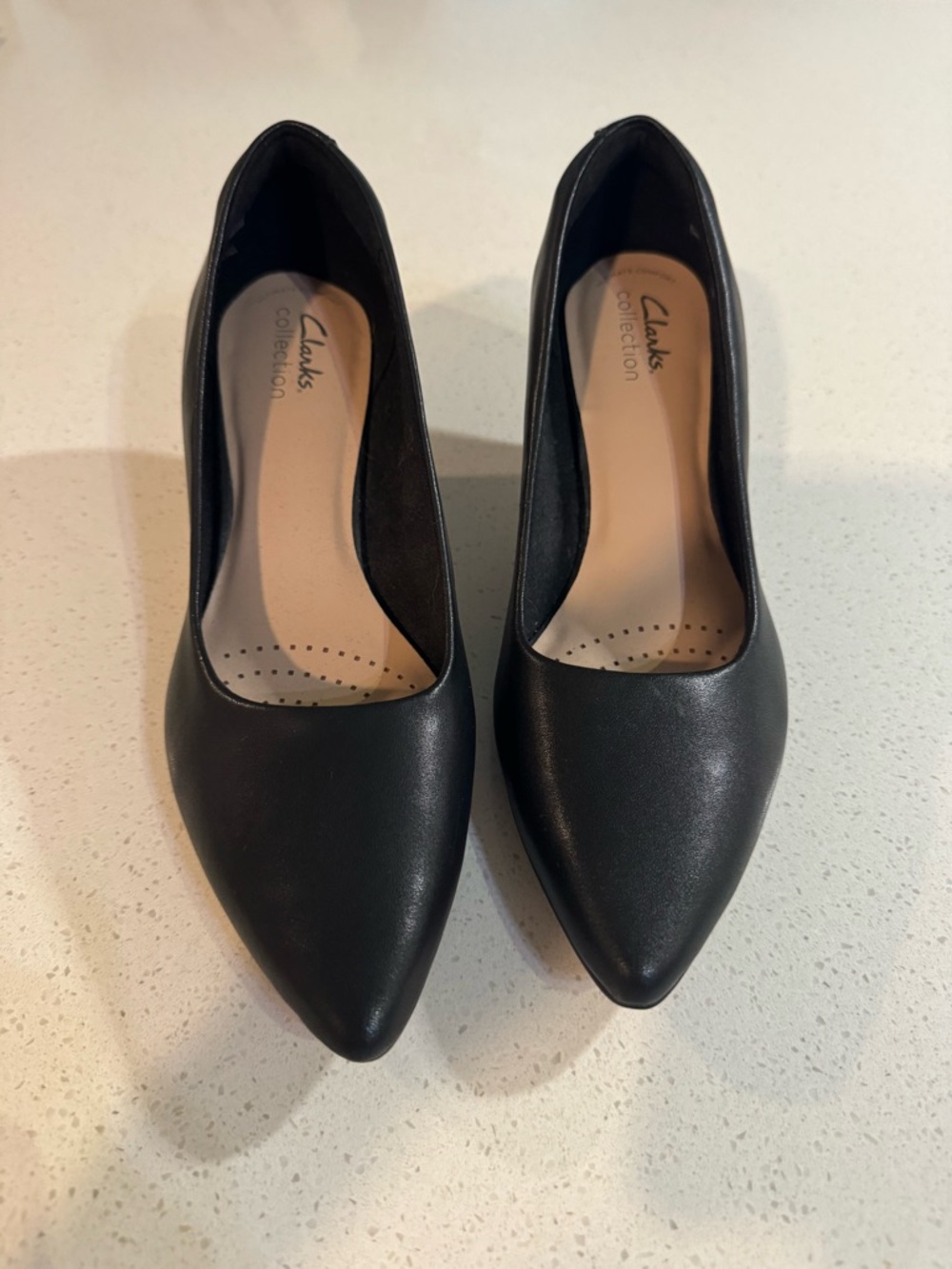 Women's Black Pointed Toe Flats